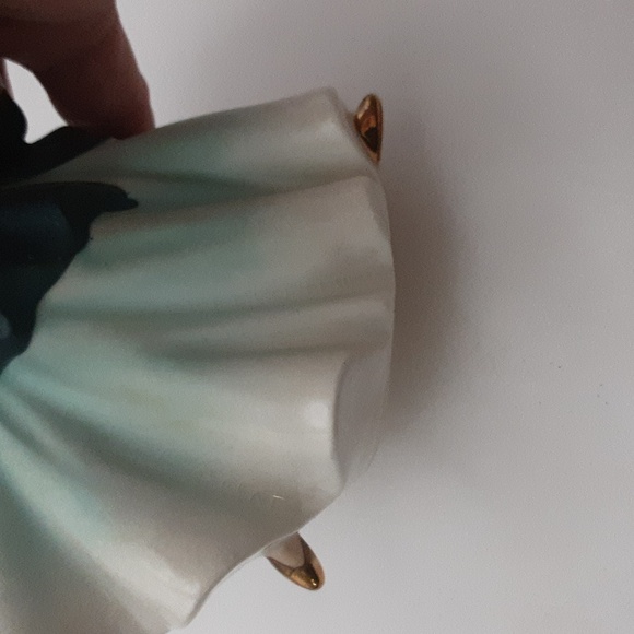 Vintage Inarco Japan E-2447 Porcelain Lady Planter 5.5" X 5" - Picture 9 of 9